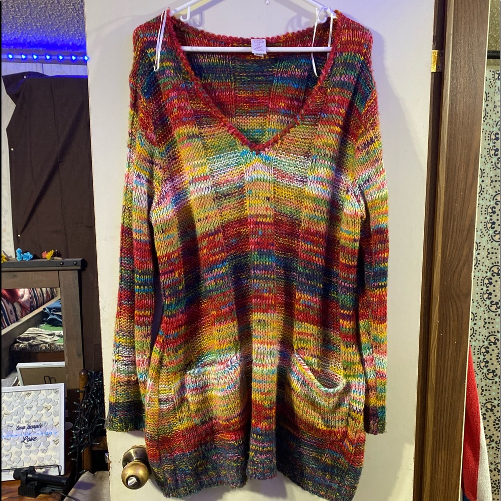 Women’s size 2x long sleeve sweater tunic